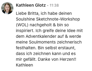 Katleen-über-Soulshine-Sketchnotes